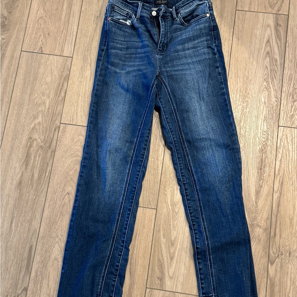 Judy Blue Dark Indigo Straight Leg Jeans